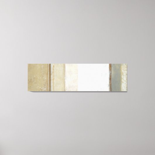 Decoratief paneelschilderen in neutrale kleuren canvas afdruk (Voorkant)