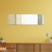 Decoratief paneelschilderen in neutrale kleuren canvas afdruk (Insitu (Woonkamer))