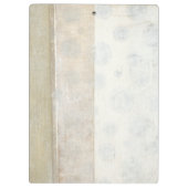 Decoratief paneelschilderen in neutrale kleuren klembord (Achterkant)