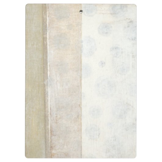 Decoratief paneelschilderen in neutrale kleuren klembord (Achterkant)