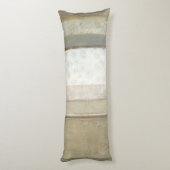 Decoratief paneelschilderen in neutrale kleuren lichaamskussen (Achterkant (Verticaal))