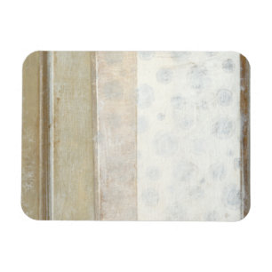 Decoratief paneelschilderen in neutrale kleuren magneet