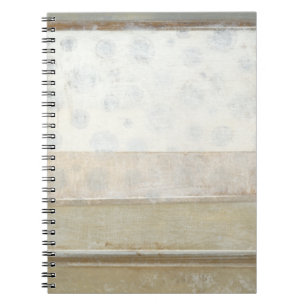 Decoratief paneelschilderen in neutrale kleuren notitieboek