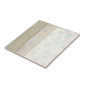 Decoratief paneelschilderen in neutrale kleuren tegeltje (Zijkant)