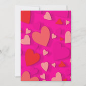 Decoratief papier hart 2 bedankkaart (Voorkant)