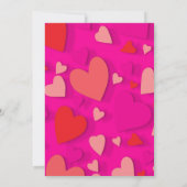 Decoratief papier hart 2 bedankkaart (Achterkant)