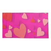 Decoratief papier hart 2 kussensloop (Achterkant)