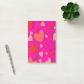 Decoratief papier hart 2 post-it® notes (Kantoor)
