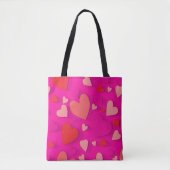 Decoratief papier hart 2 tote bag (Voorkant)