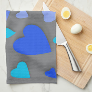 Decoratief papier hart 4 theedoek