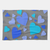 Decoratief papier hart 4 theedoek (Horizontaal)