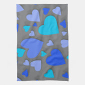 Decoratief papier hart 4 theedoek (Verticaal)