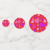 Decoratief papier hart 5 confetti (Voorkanten)