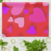 Decoratief papier hart 5 theedoek (Gevouwen)