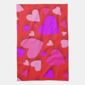 Decoratief papier hart 5 theedoek (Verticaal)