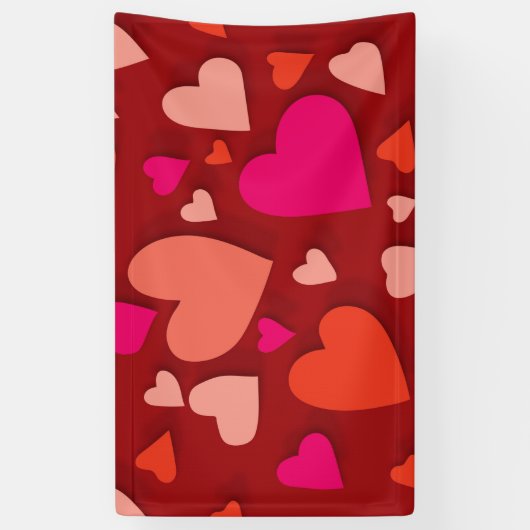 Decoratief papier hart 6 spandoek (Verticaal)