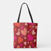 Decoratief papier hart 6 tote bag (Achterkant)