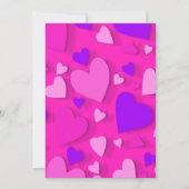 Decoratief papier hart 8 bedankkaart (Voorkant)