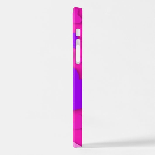 Decoratief papier hart 8 iPhone hoesje (Linkerkant)