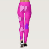 Decoratief papier hart 8 leggings (Achterkant)