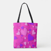 Decoratief papier hart 8 tote bag (Achterkant)