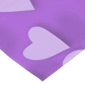 Decoratief papier hart 9 korte tafelloper (Hoek)