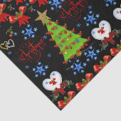 Decoratief papier kerstbomen (Detail)