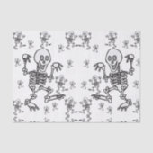 Decoratief papier skeletten halloween (Voorkant)