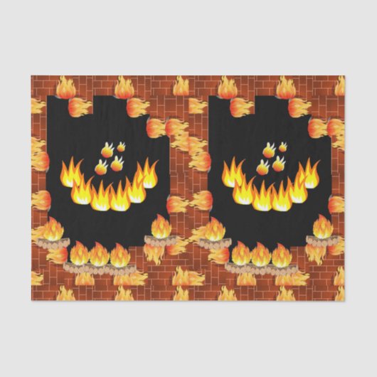 Decoratief papier vlam (Voorkant)