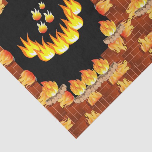 Decoratief papier vlam (Detail)