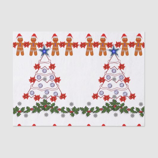 Decoratief papier voor kerstmis (Voorkant)