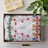 Decoratief papier voor kerstmis (Geschenk)