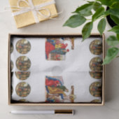 Decoratief papier voor kerstmis (Geschenk)