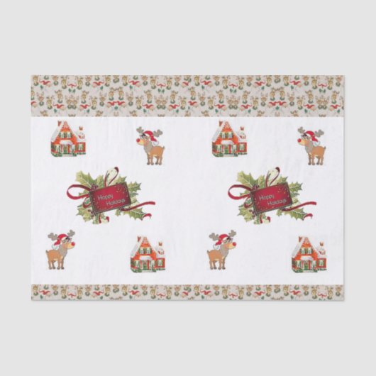 Decoratief papier voor kerstmis (Voorkant)