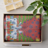 Decoratief papier voor kerstmis (Geschenk)