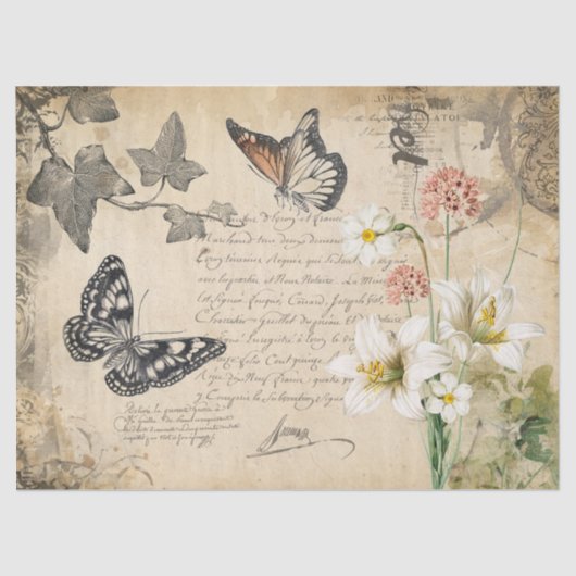 Decoratief papier voor ontkoppeling van afvallen (Voorkant)