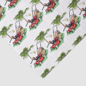 Decoratief papier voor weefselpapier, landschappel (Detail)