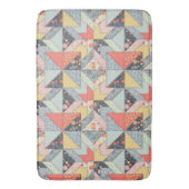 Decoratief Patchwork-patroon en array van kleuren Badmat (Voorkant Verticaal)
