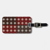 Decoratief patroon bagagelabel (Voorkant horizontaal)