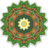 Decoratief patroon, feestelijk ontwerp, sticker (Voorkant)