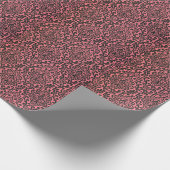 Decoratief Patroon in Roze Cadeaupapier (Hoek)