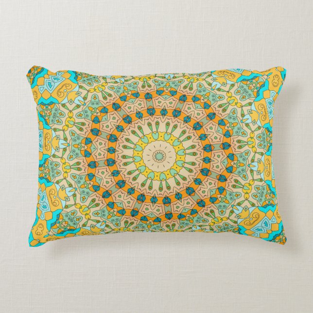  decoratief patroon. Islam, Arabisch, Indiaas, Accent Kussen (Voorkant)