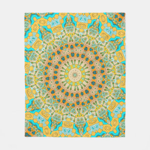  decoratief patroon. Islam, Arabisch, Indiaas, Fleece Deken