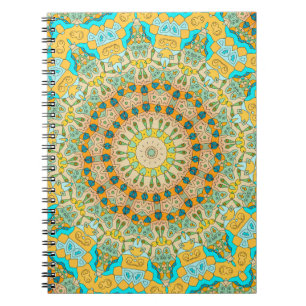 decoratief patroon. Islam, Arabisch, Indiaas, Notitieboek