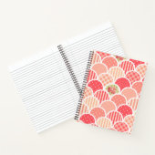   Decoratief patroon met floraal Notitieboek (Binnen)