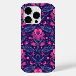 Decoratief patroon met harten Case-Mate iPhone 14 pro hoesje