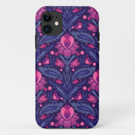 Decoratief patroon met harten Case-Mate iPhone case