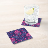 Decoratief patroon met harten kartonnen onderzetters (Insitu)