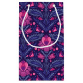 Decoratief patroon met harten klein cadeauzakje (Achterkant)