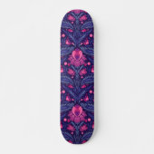 Decoratief patroon met harten persoonlijk skateboard (Voorkant)